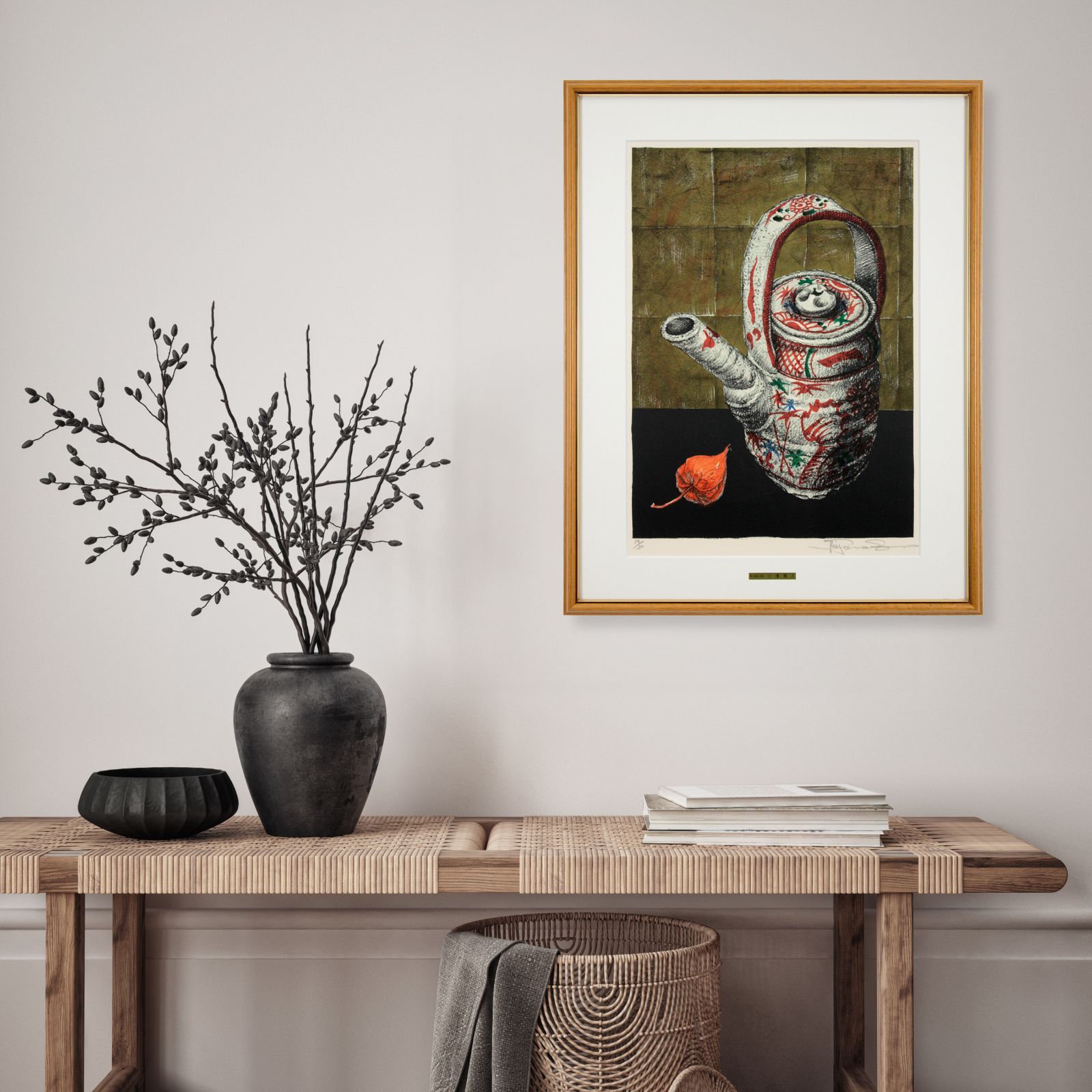 小澤清人 版画 リトグラフ 美術品・アンティーク・コレクション 絵画