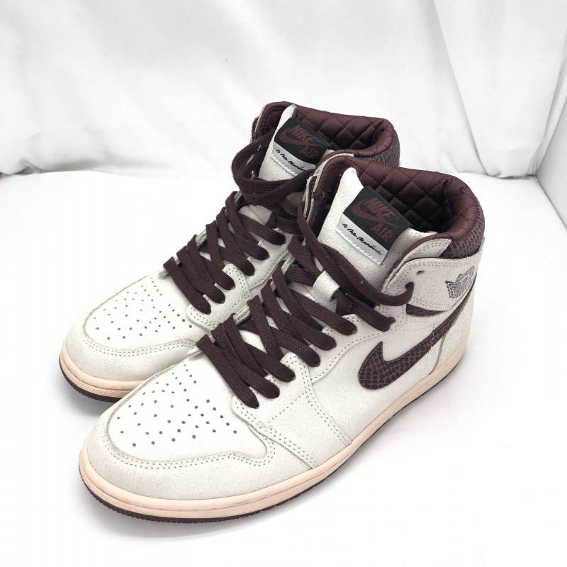 中古】NIKE × A Ma Maniere AIR JORDAN 1 Retro High OG Sail and 