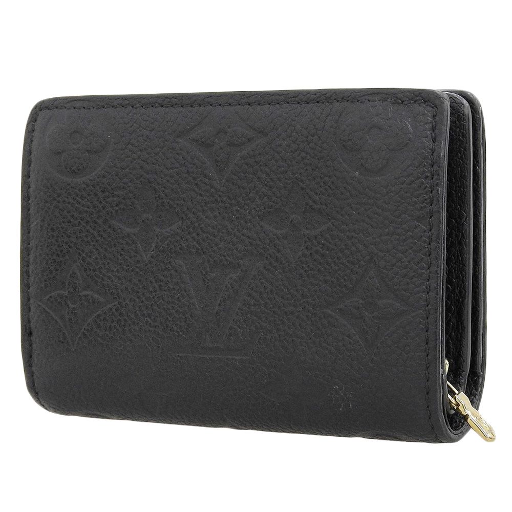 【本物保証】 箱・布袋付 超美品 ルイヴィトン LOUIS VUITTON モノグラム アンプラント ポルトフォイユ クレア ホック付折り財布 黒 M80151 本物保証】 箱・布袋付 超美品 ルイヴィトン LOUIS VUITTON モノグラム