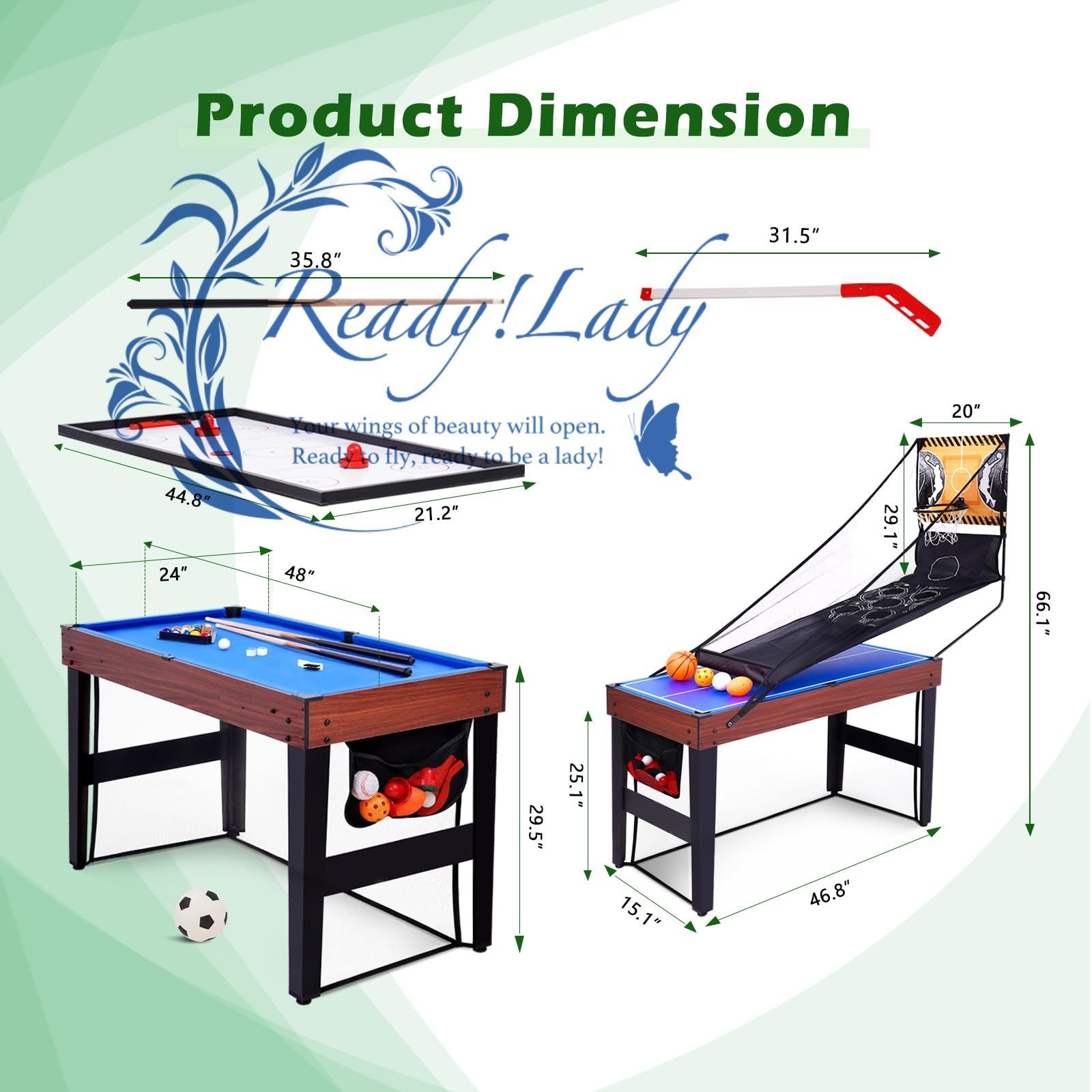 9イン1コンボゲームテーブル
