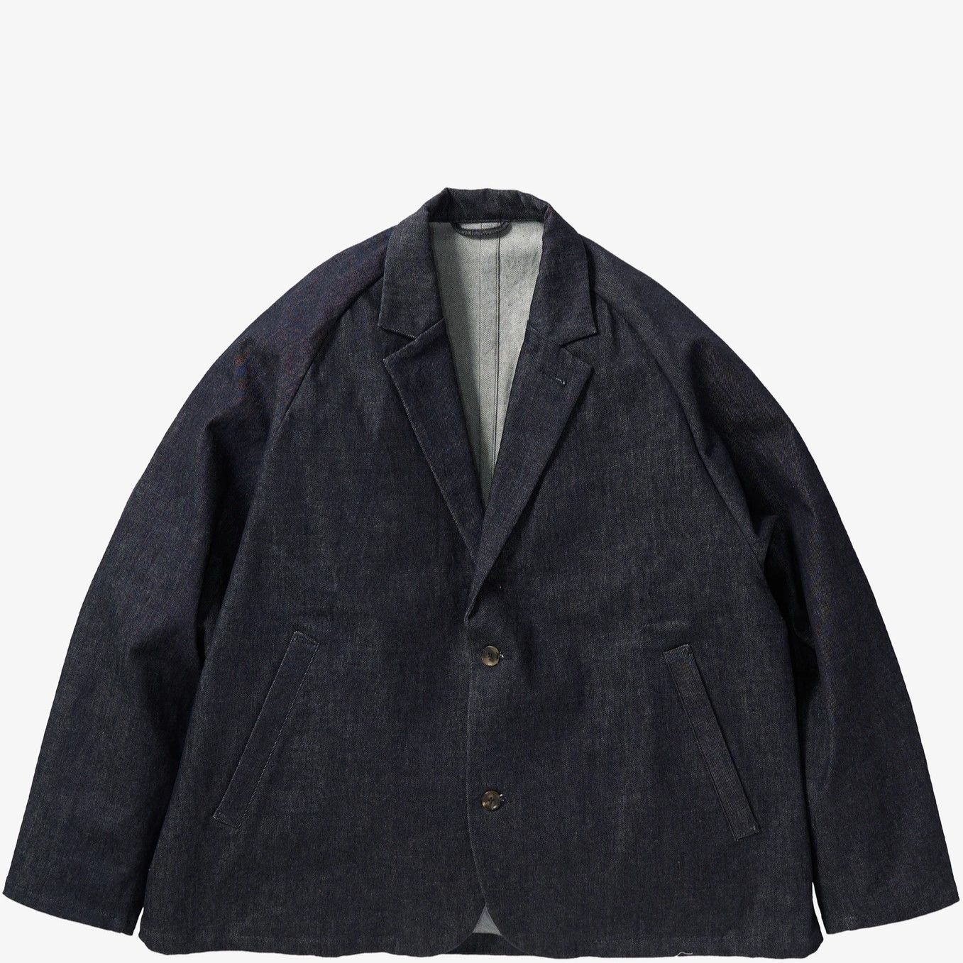 Sillage シアージ veste two button organic denim wash ヴェストトゥーボタンオーガニックデニムウォッシュ  ワンウォッシュ ジャケット 新品 - メルカリ