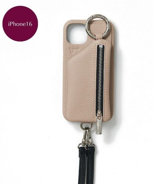 スマホケース ajew|エジュー| ひも付き iPhone16_16Pro