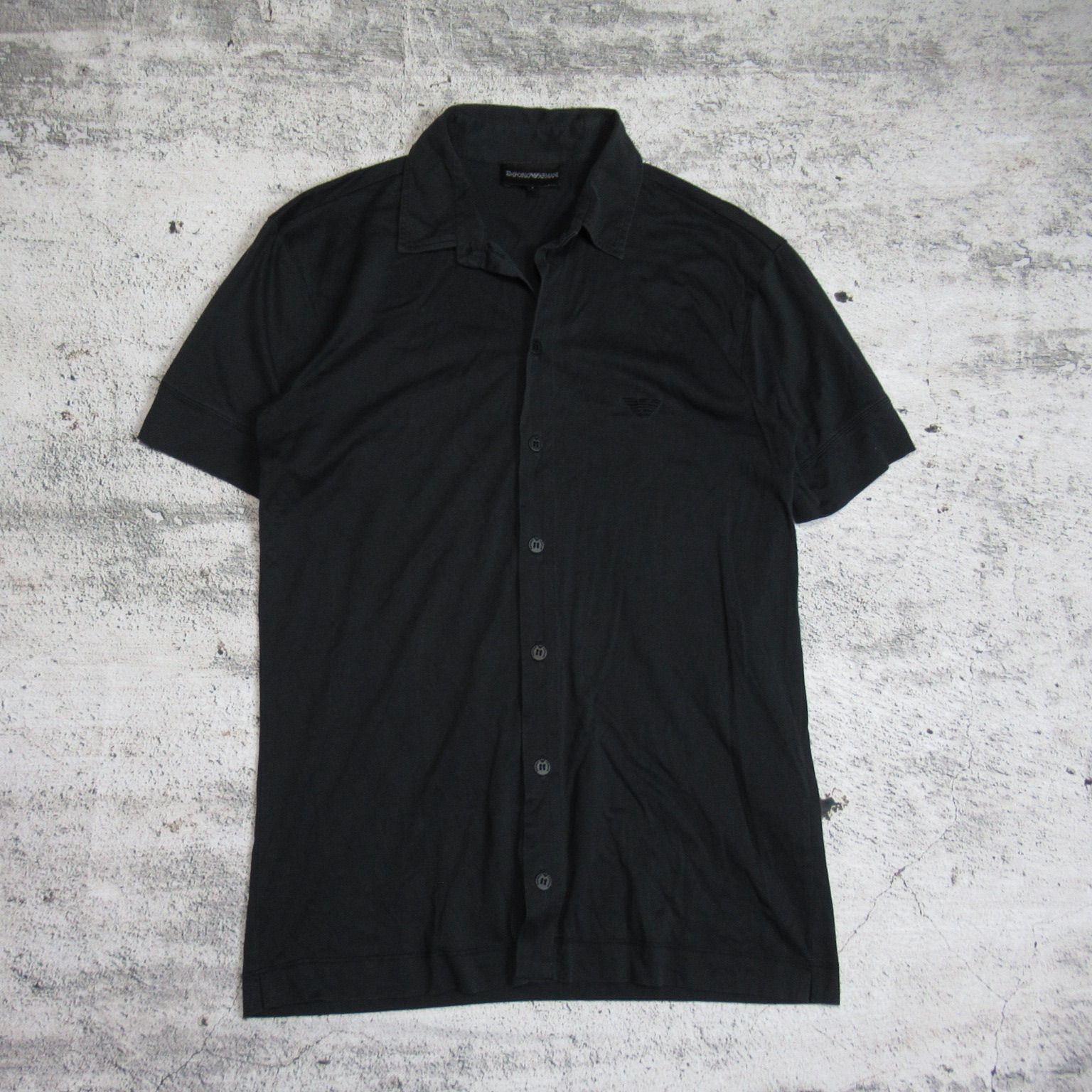 EMPORIO ARMANI / エンポリオアルマーニ Silk Cotton Short Sleeve 