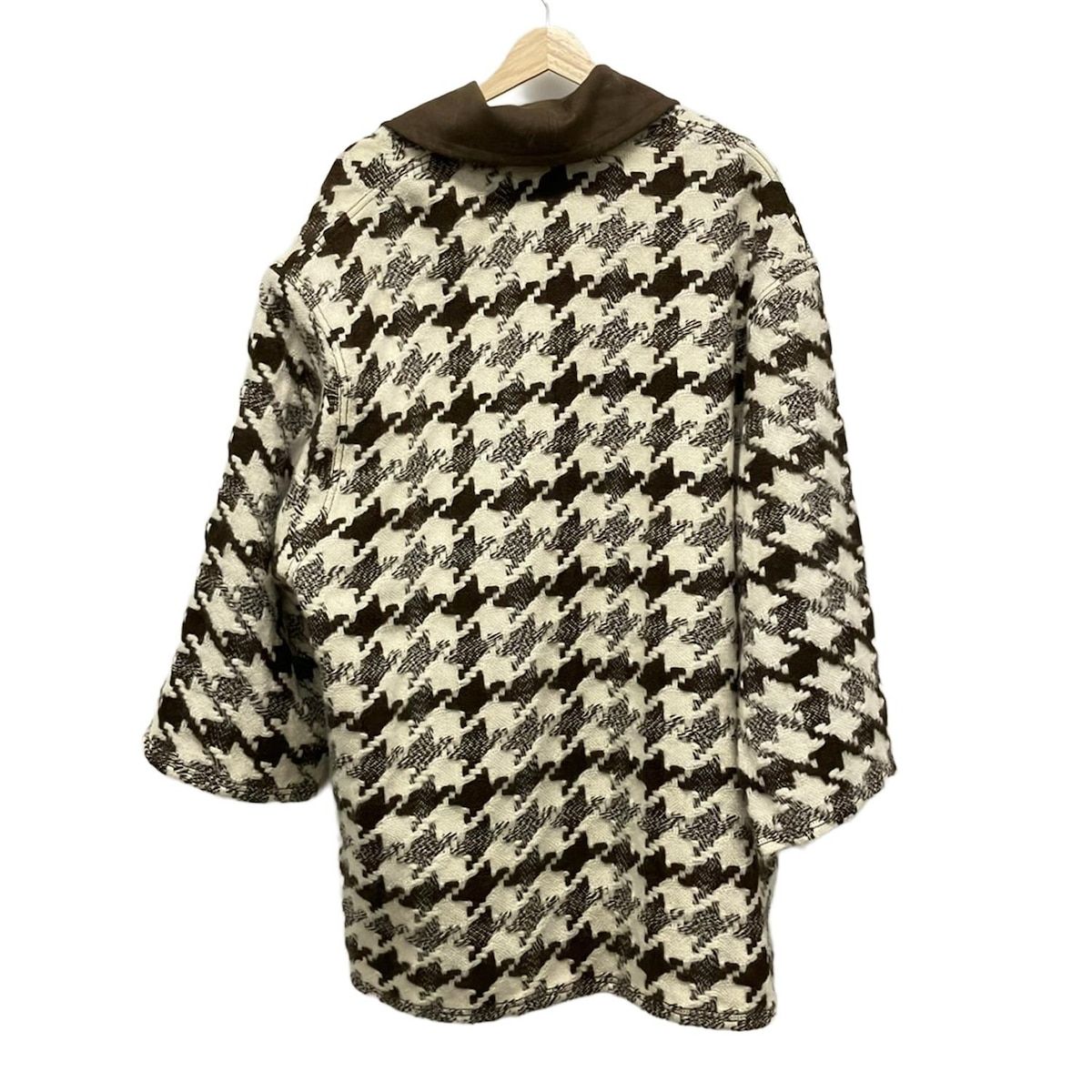 Valentino garavanim緑色チェック柄ニットジャケットアンサンブル