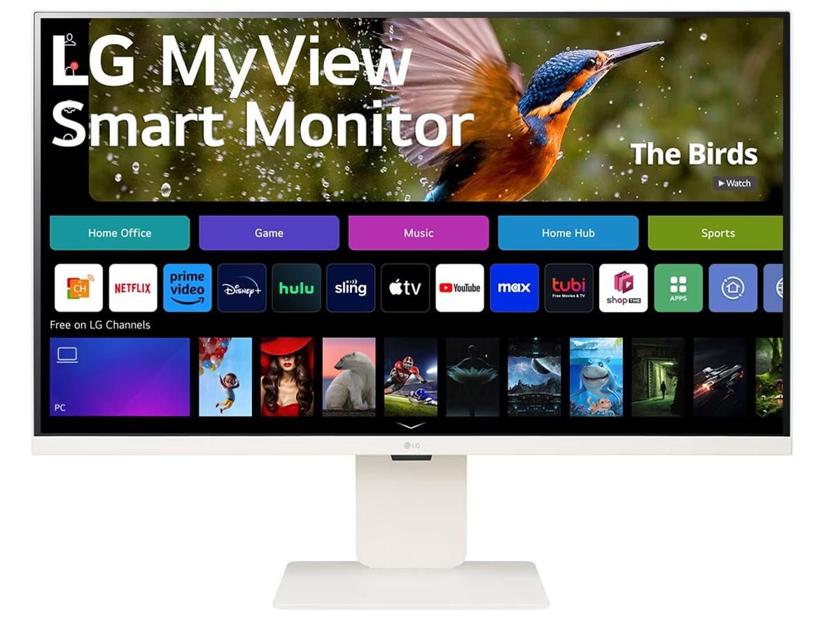 2営業日で発送 LG LG電子 32SR83U-W USB-C接続 PCモニター MyView Smart Monitor ホワイト 32SR83U-W 31.5型 4K 3840×2160 スクエア