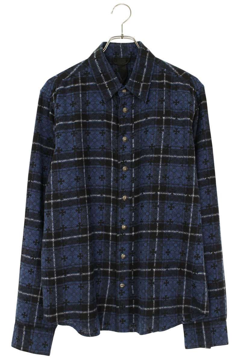 CHROME HEARTS (クロムハーツ) LOOSEENDS LS CHECK ルーズエンド 長袖