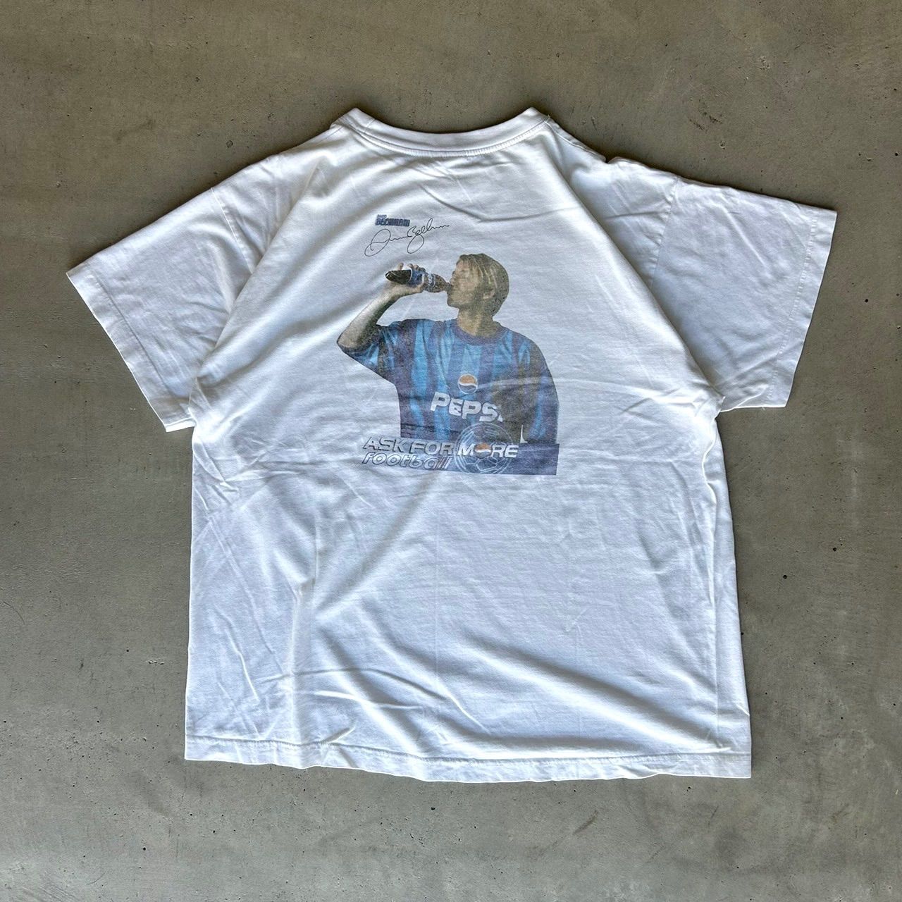 PEPSI ペプシ 両面プリント ベッカム 古着 US古着 vintage USED - メルカリ