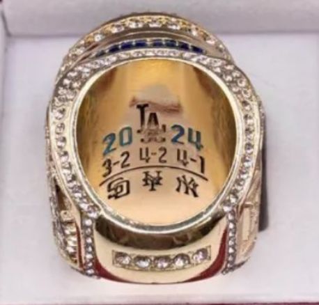 新品未使用 ドジャース 2024ワールドチャンピオンリング 大谷