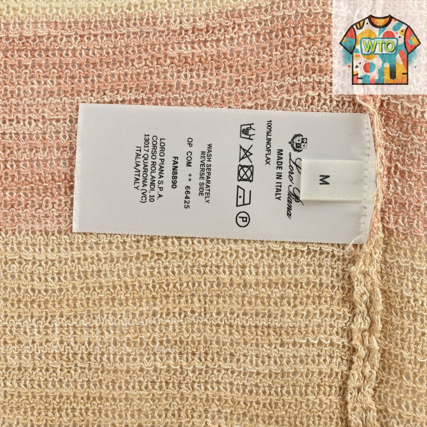 Loro Piana ピンクストライプ 半袖ニット サイズ46 今日特価】Loro Piana LP 24ss ストライプニット半袖-1 - メルカリ