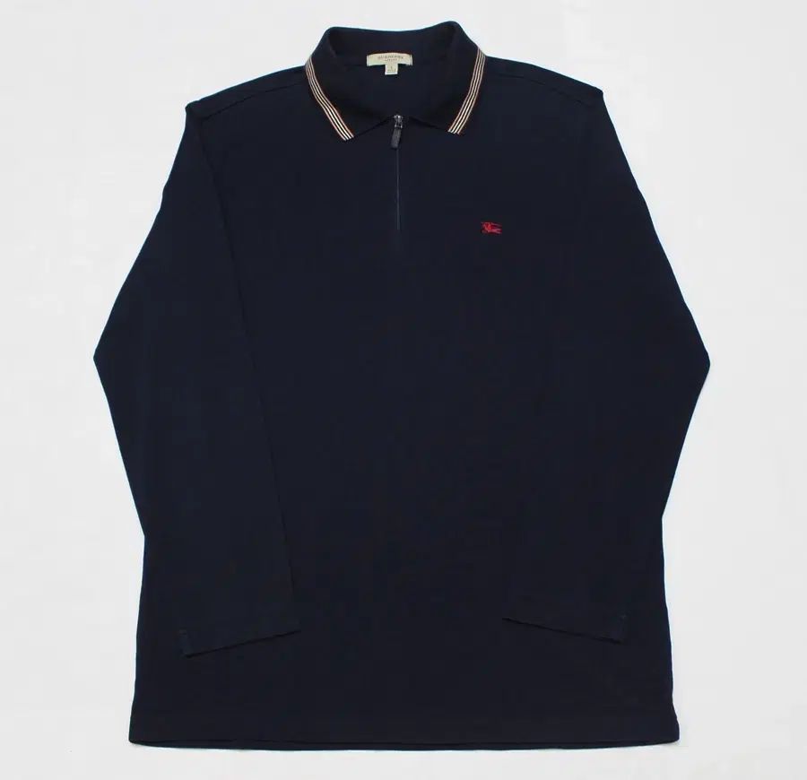 BURBERRY(バーバリー ) メンズ 100 ハーフジップ 長袖 Tシャツ クリーン 良い/ E05