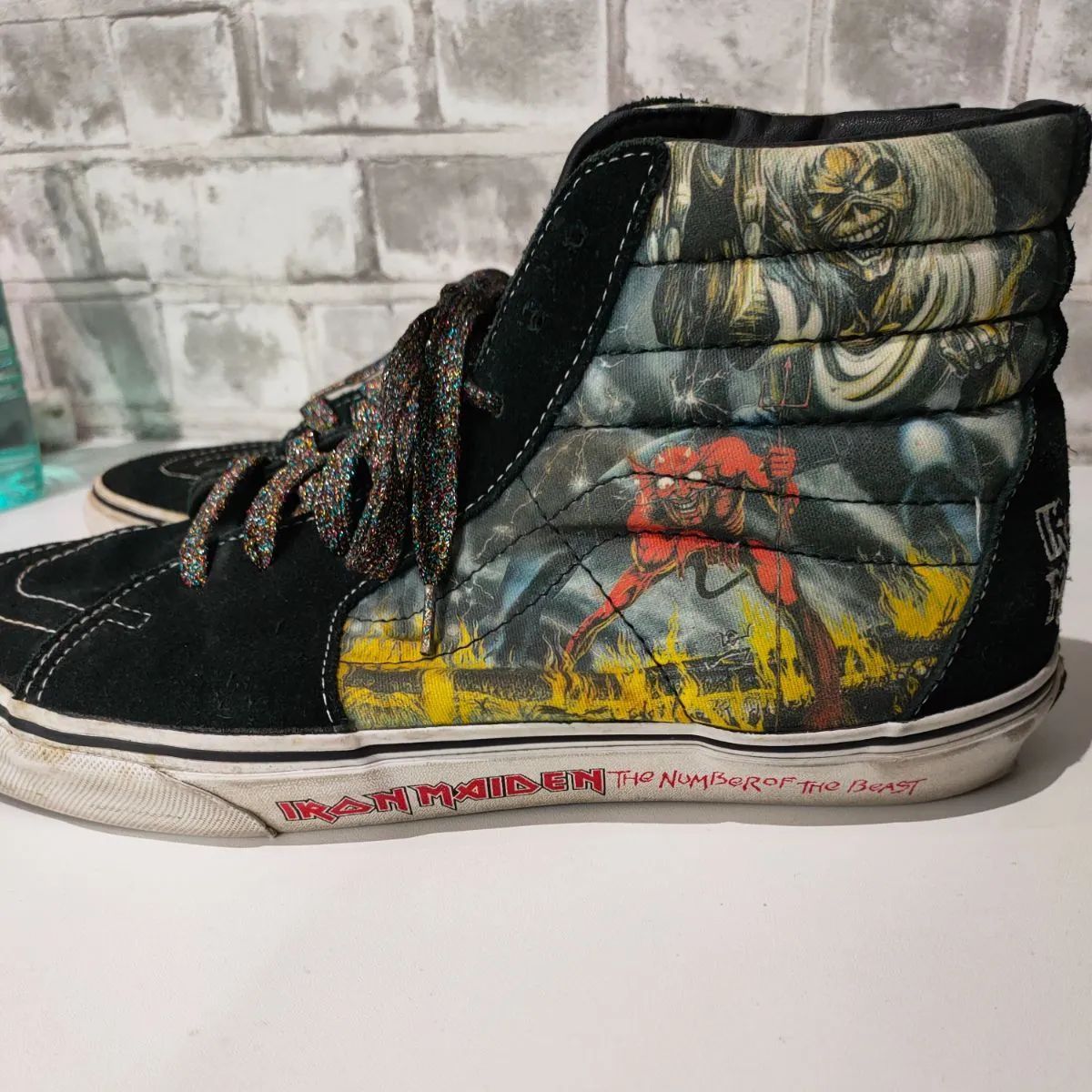 スニーカー VANS バンズ SK8-HI IRON MAIDEN 30TH - メルカリ