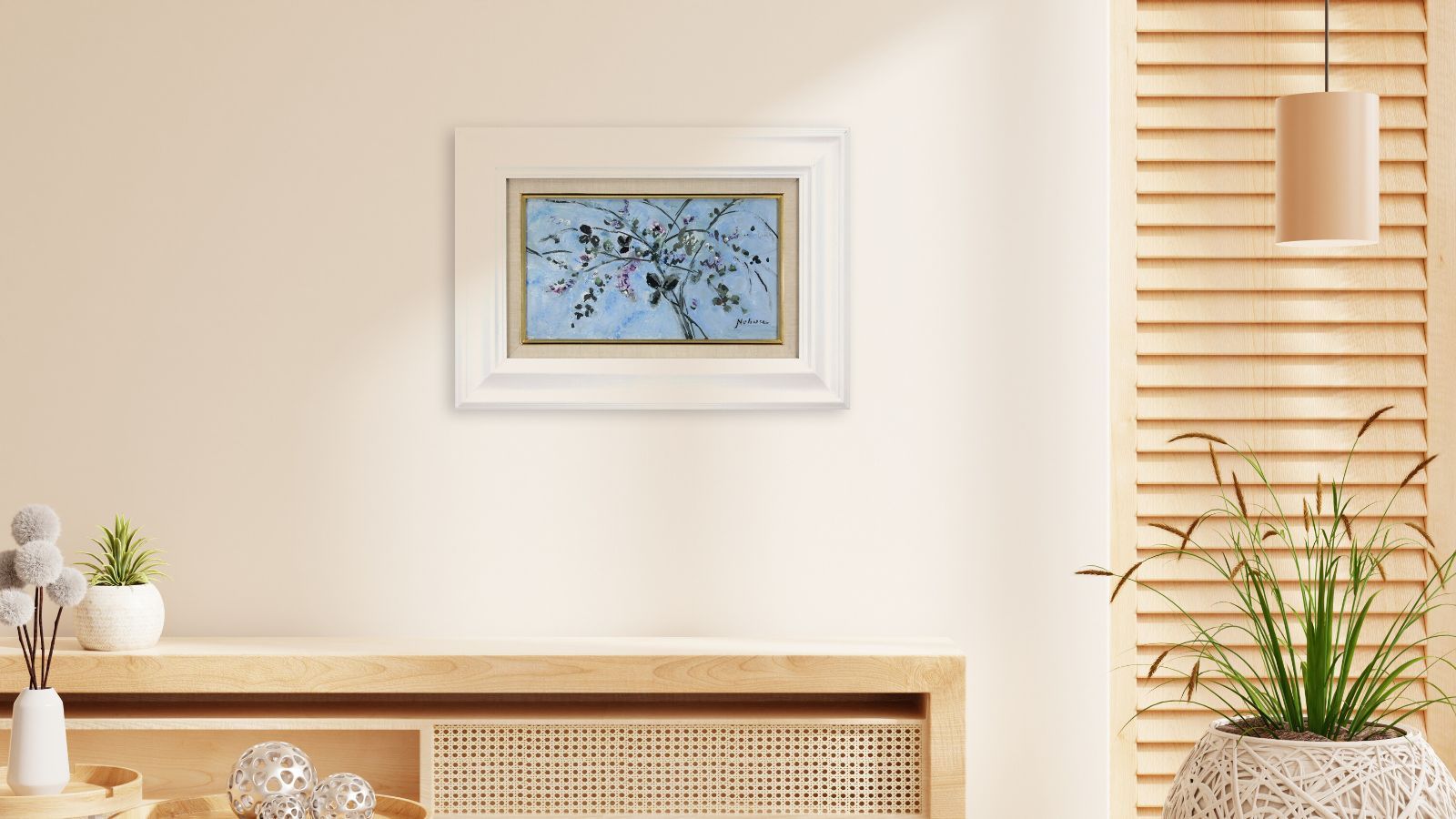 八木伸子 「萩」 油絵・油彩画 絵画 八木伸子 「萩」 油絵・油彩画 絵画 - メルカリ