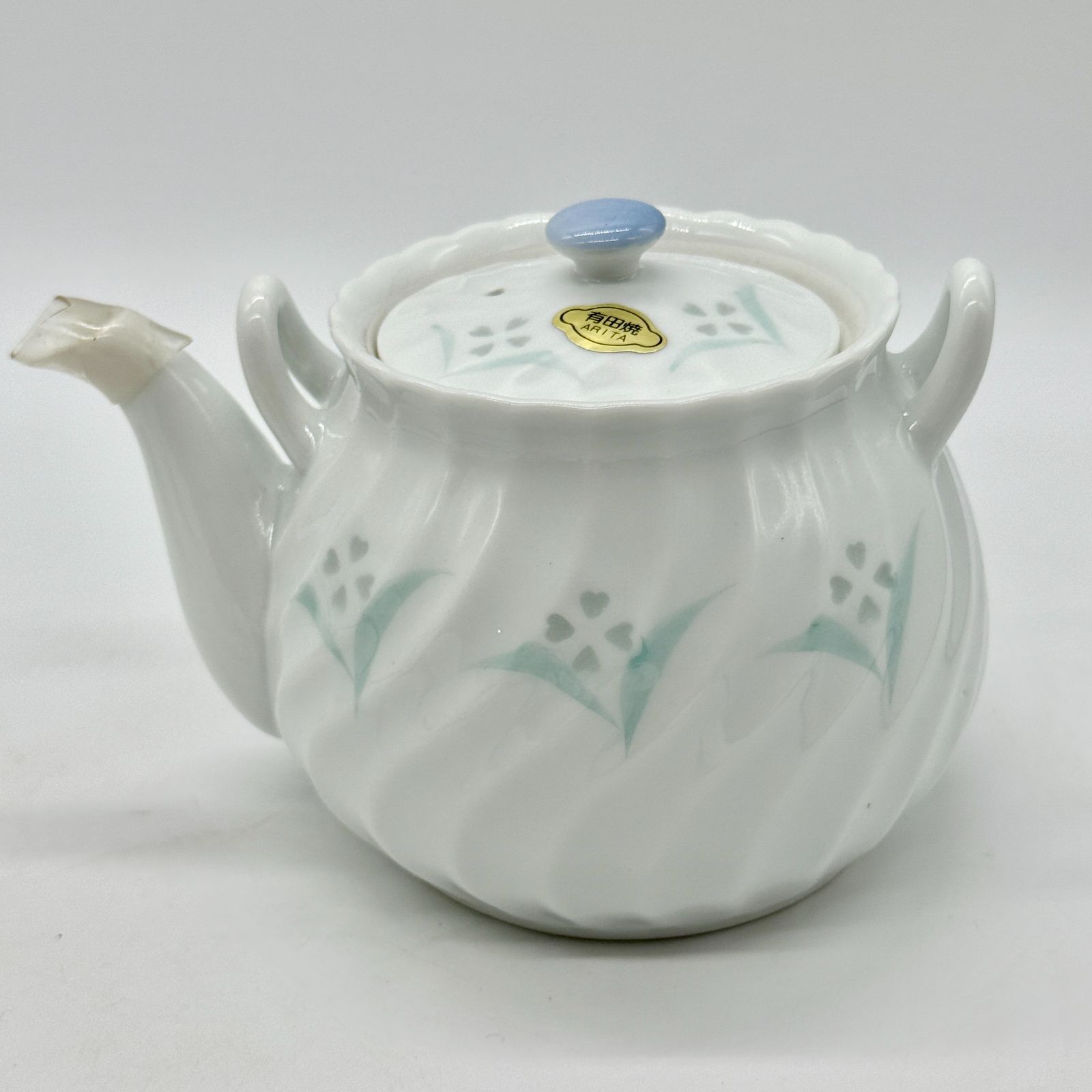 未使用品】有田焼 ホタル彫り 透かし 高山窯 急須＆蓋付湯呑