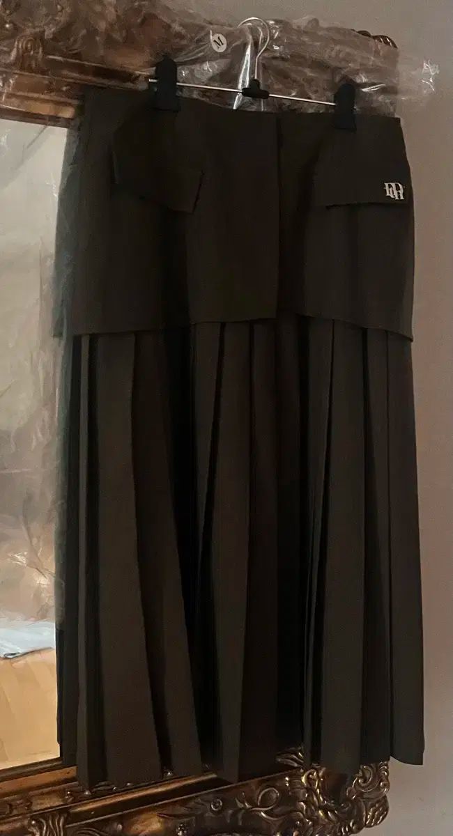 ファンデーション ウールスカート プリーツスカート Mサイズ