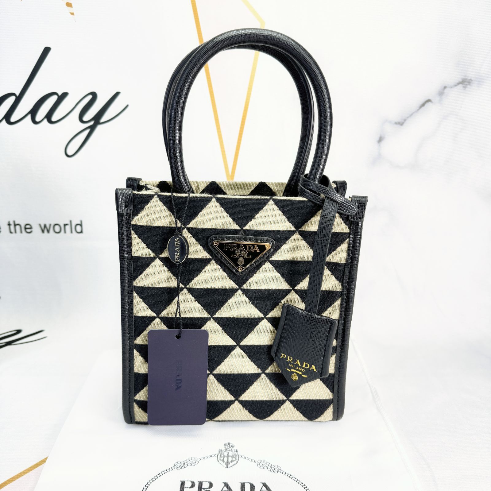 極美品】PRADA プラダ トートバッグ ショルダーバッグク 箱付き 即日  