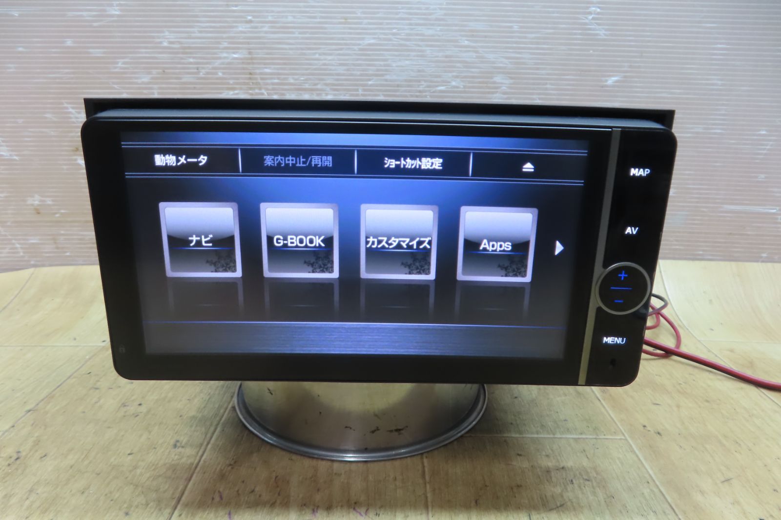 動作保証付 F4232|トヨタ純正 NHZD-W62G HDDナビ 地図2012年 地デジTVフルセグ内蔵 Bluetooth内蔵 CD DVD再生OK 本体のみ