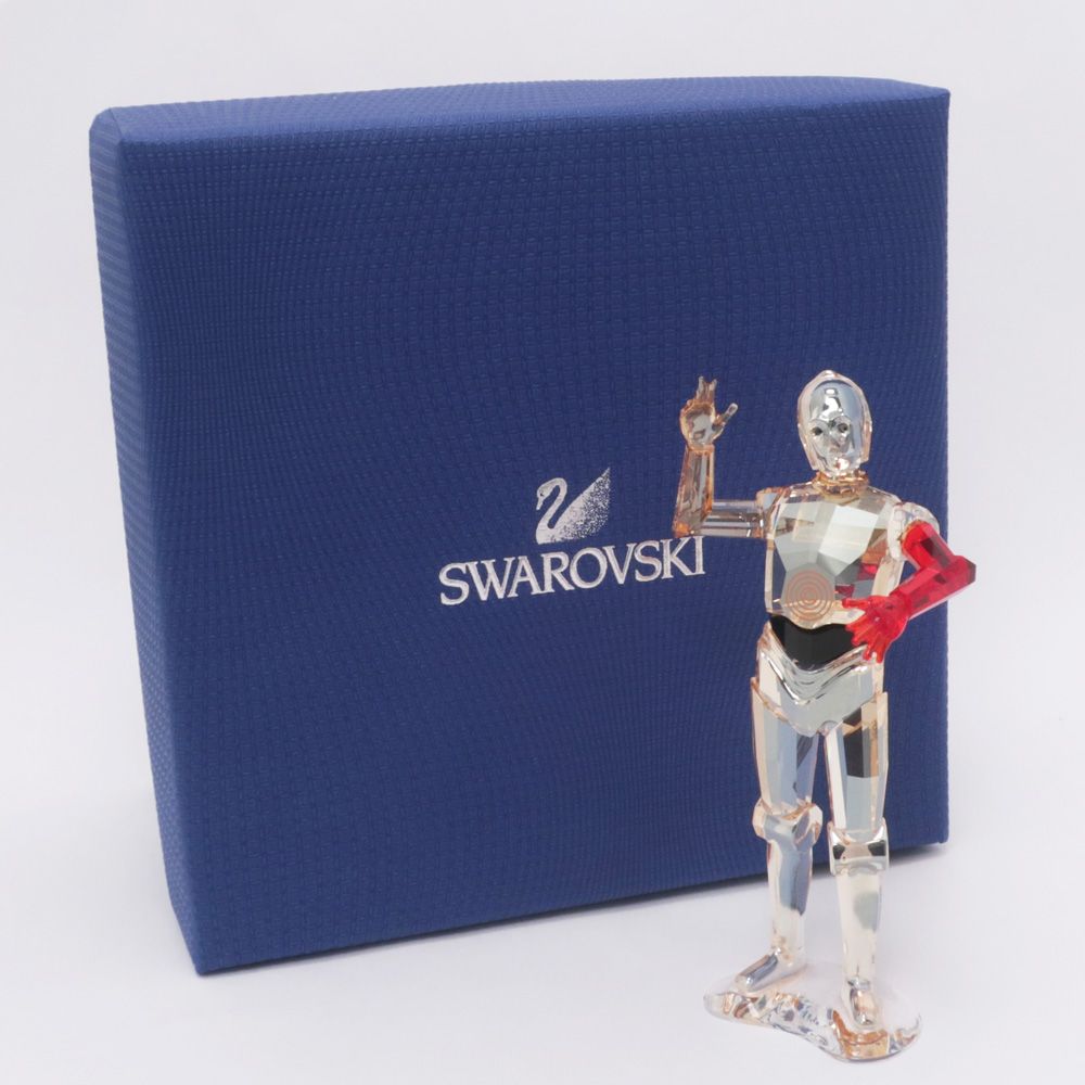 名東】スワロフスキー スターウォーズ C-3PO フィギュア 置物