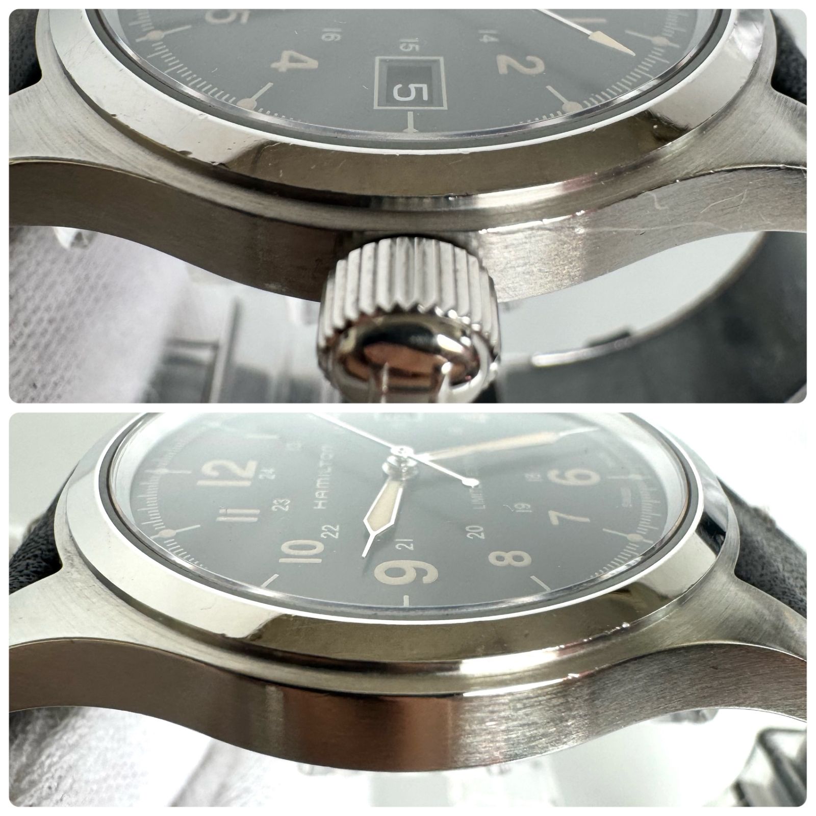 希少】ハミルトン カーキフィールド H89415733 H894150 ナノユニバース