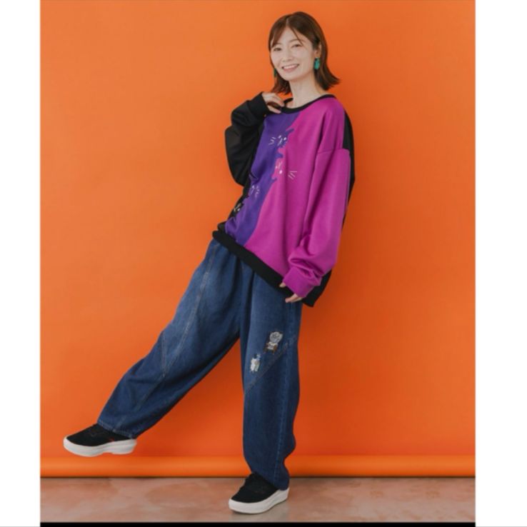 ScoLar Parity ネコバイ 切替プルオーバー