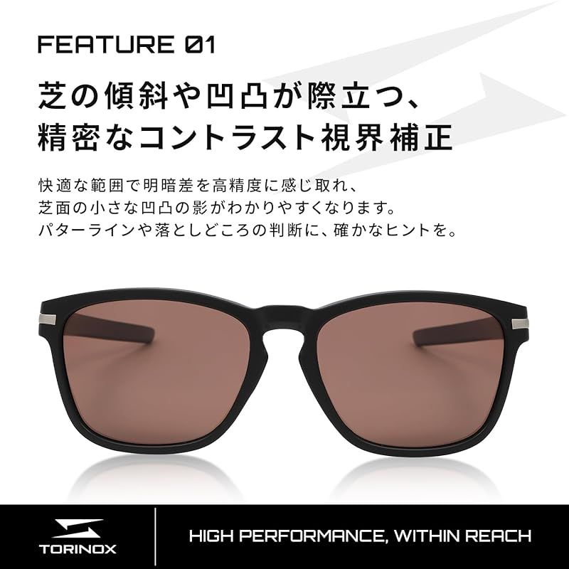 【爆買い，限定セール】 [TORINOX] サングラス ゴルフ ARQ（PERFORMANCE MODEL） BLACK/BROWN