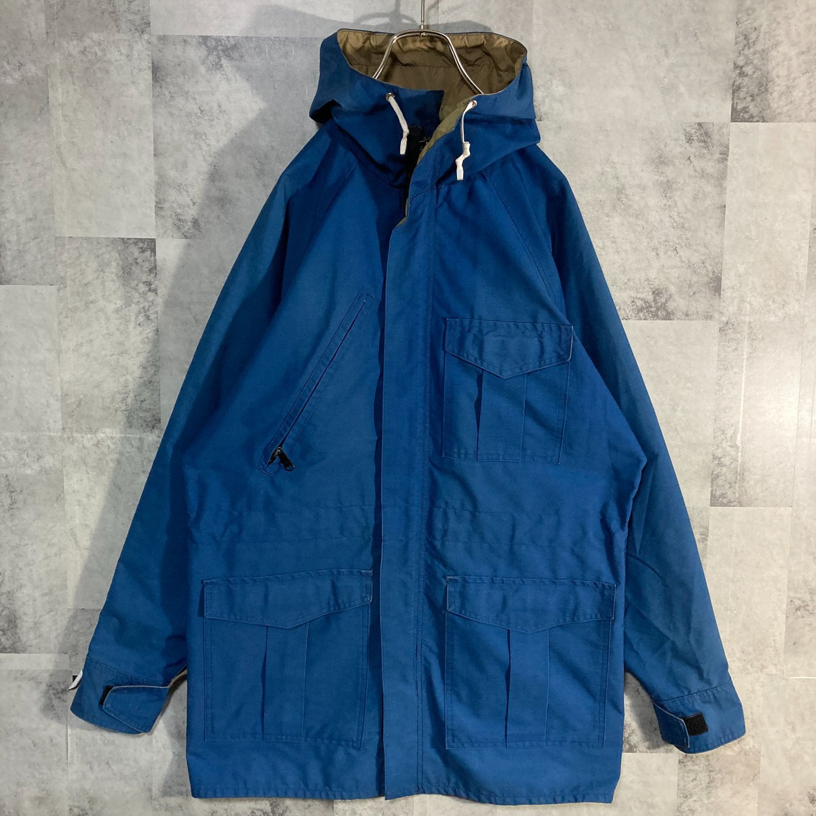 80s USA 製 Holubar ホルバー マウンテンパーカー ブルー S 80s USA 製 Holubar ホルバー マウンテンパーカー ブルー S