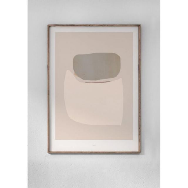 アクリル画原画「野花の咲くフィールド」額縁付キャンバスSMサイズ