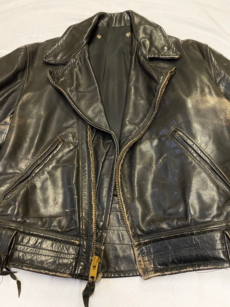 1960s CAL LEATHER CHP ライダース 馬革 44～46程 - NITA ANTIQUES
