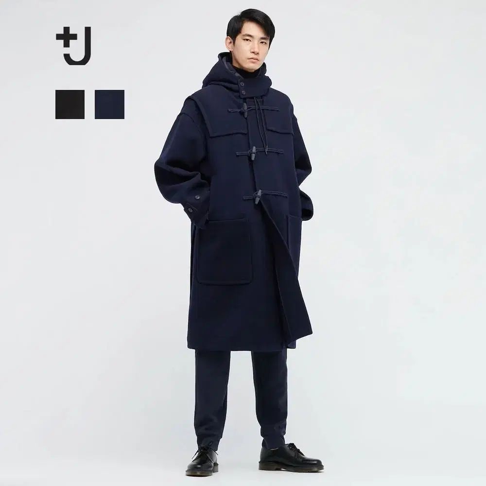 UNIQLO ユニクロ Jil Sander ジルサンダー ダッフルコート ネイビー S