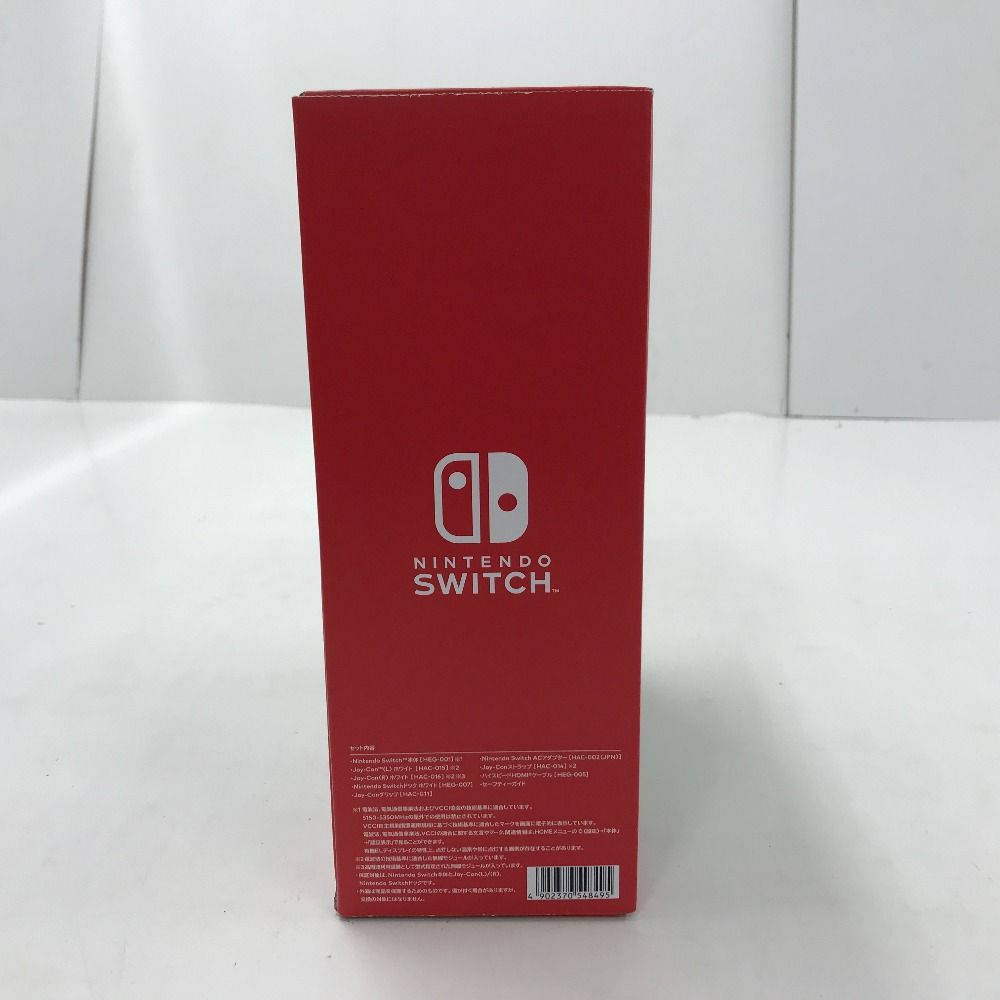 02w06541 Nintendo Switch ニンテンドースイッチ 有機ELモデル Joy-Con(L)(R)ホワイト ※未使用品 【中古品】 -  メルカリ