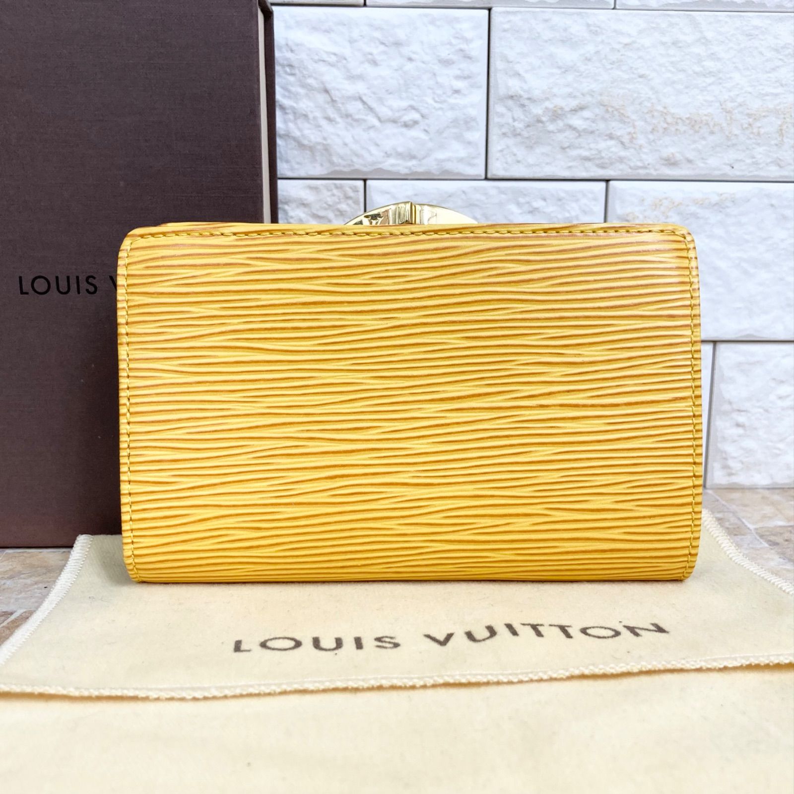 美品！】ルイヴィトン LOUIS VUITTON ポルトモネ ビエ