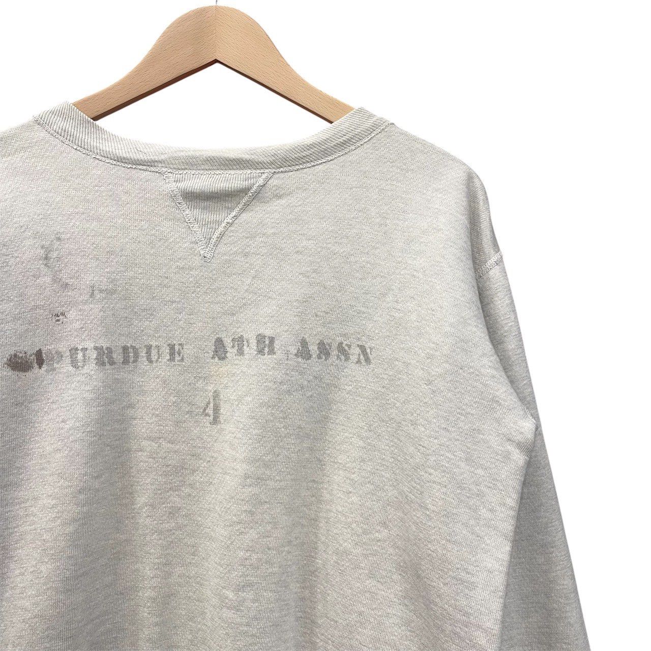 50s 前V ヴィンテージ スウェット オートミール 50's 前V 無地オートミール セットインスリーブスウェット 表記