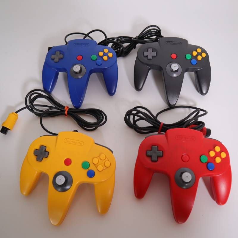 動作確認済み】Nintendo64 本体セット｜コントローラー4個・振動