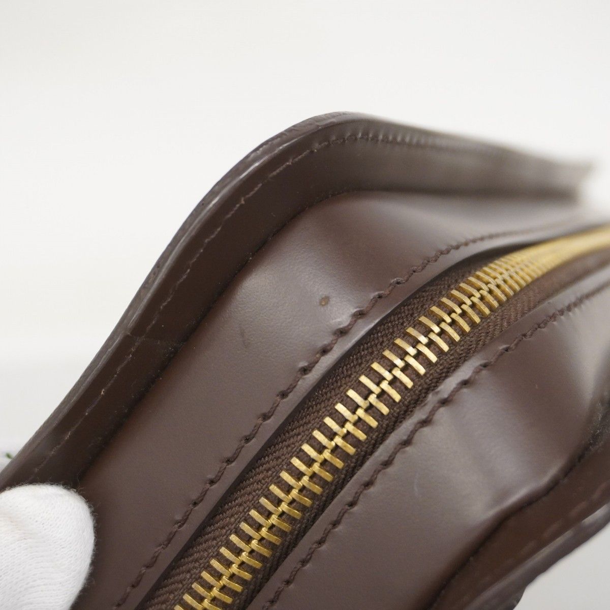 5 id 4897-h ルイヴィトン クラッチバッグ ダミエ サンルイ N 51993 エベヌ メンズ