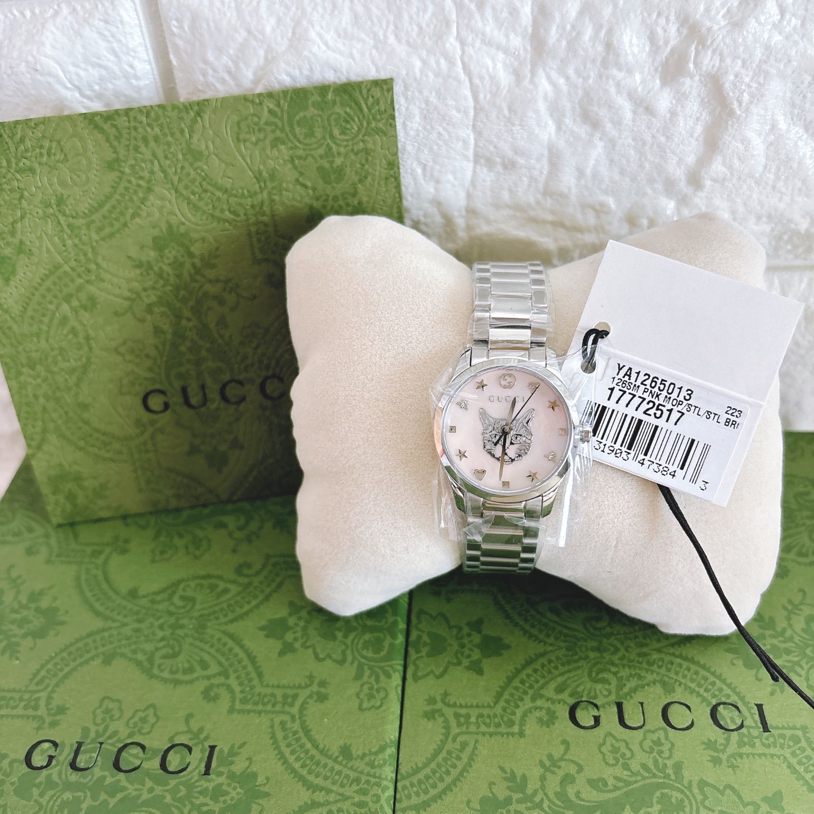 お問い合わせ多数♡大人気!!【新品未使用】GUCCI タイムレス 腕時計 猫 