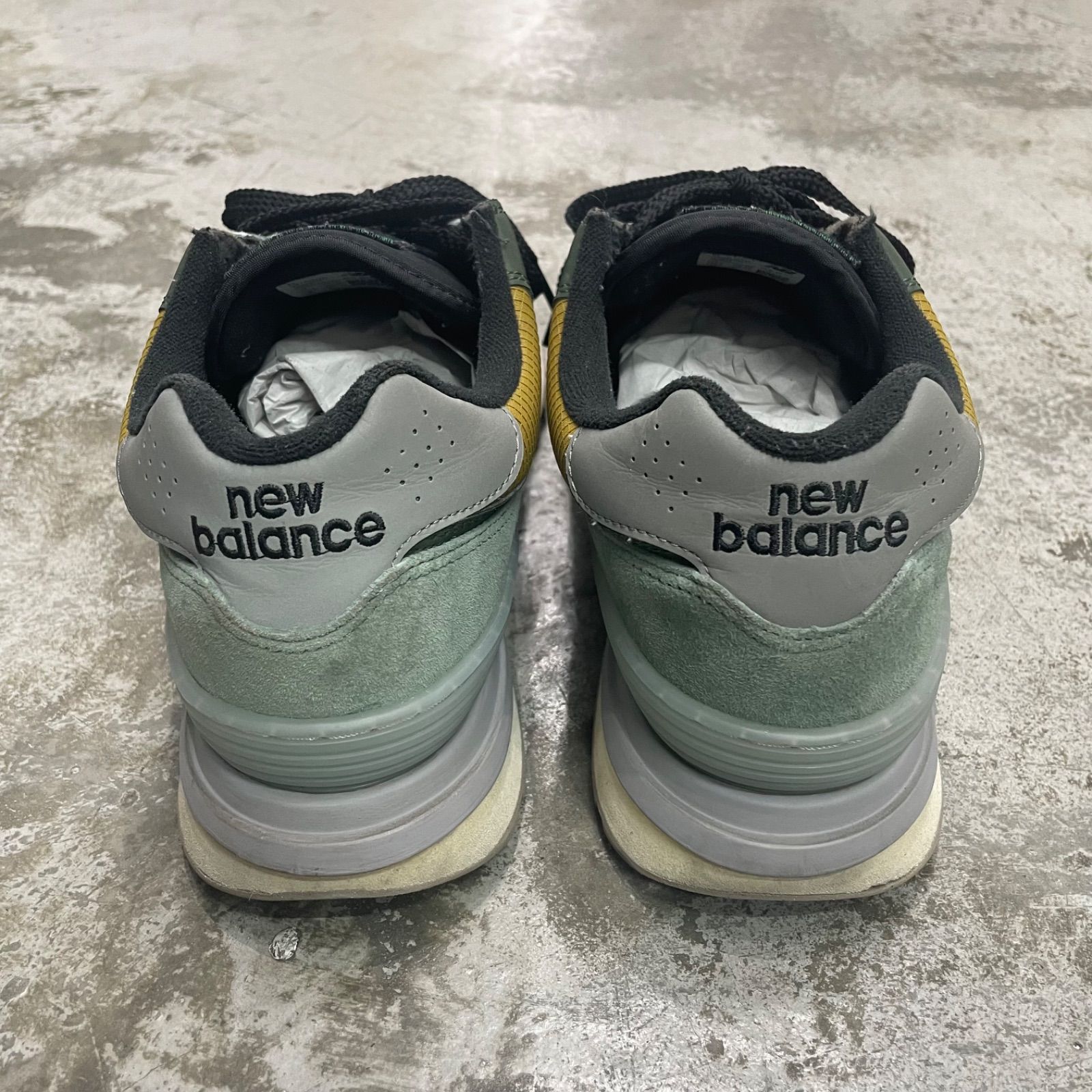 Stone Island New Balance 574 Legacy Green Clay レガシー スニーカー  