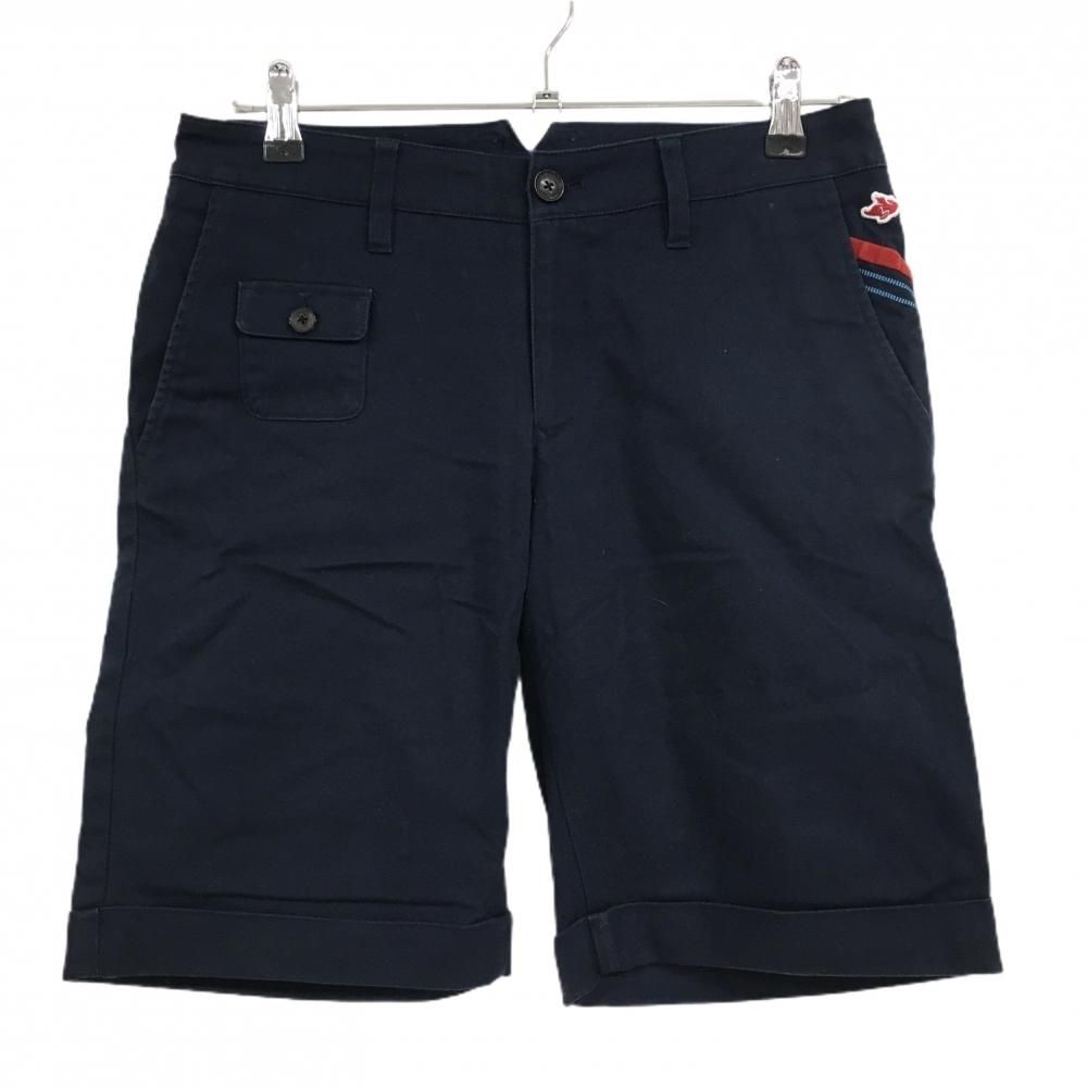 パーリーゲイツ ハーフパンツ ネイビー レディース 2(L) ゴルフ