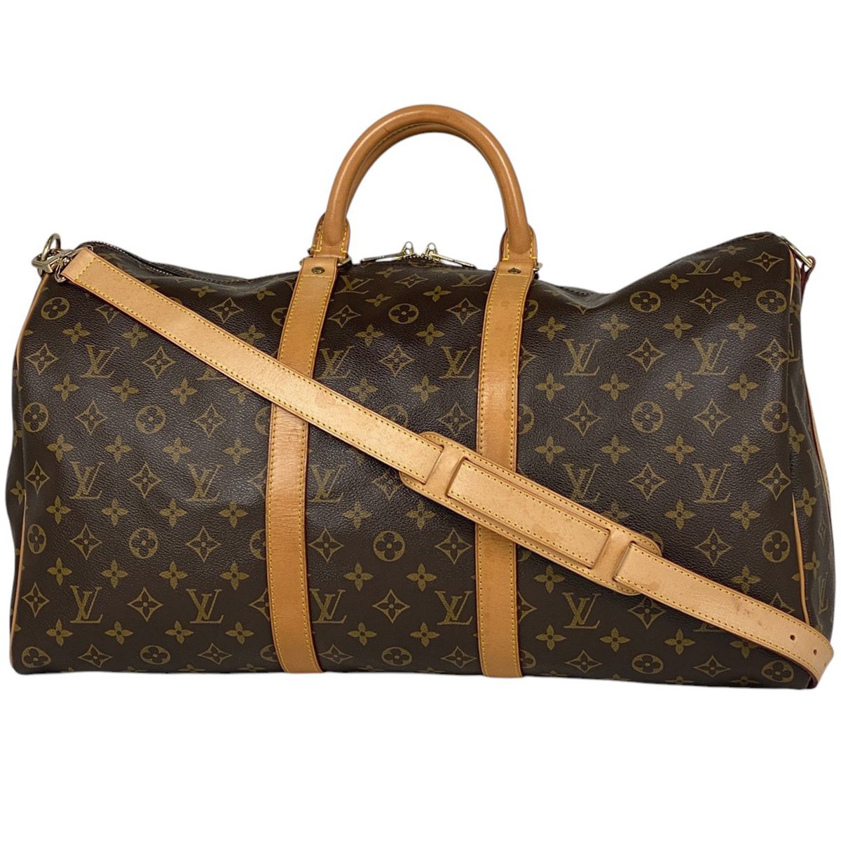 ルイ ヴィトン Louis Vuitton キーポル バンドリエール 50 旅行 2WAY ショルダーバッグ ボストンバッグ モノグラム ブラウン M41416 レディース