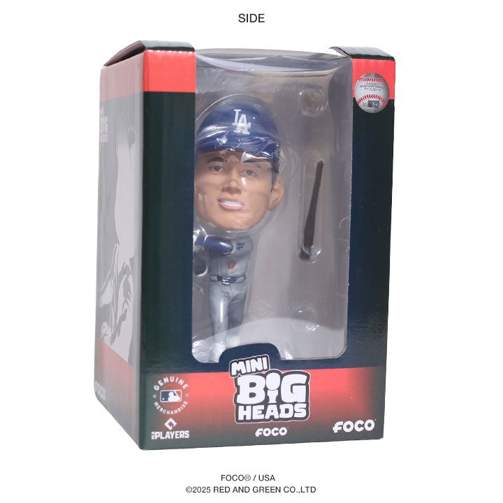 大谷翔平 LA Dodgers MINI BIG HEADS フィギュア FOCO ドジャース 公式