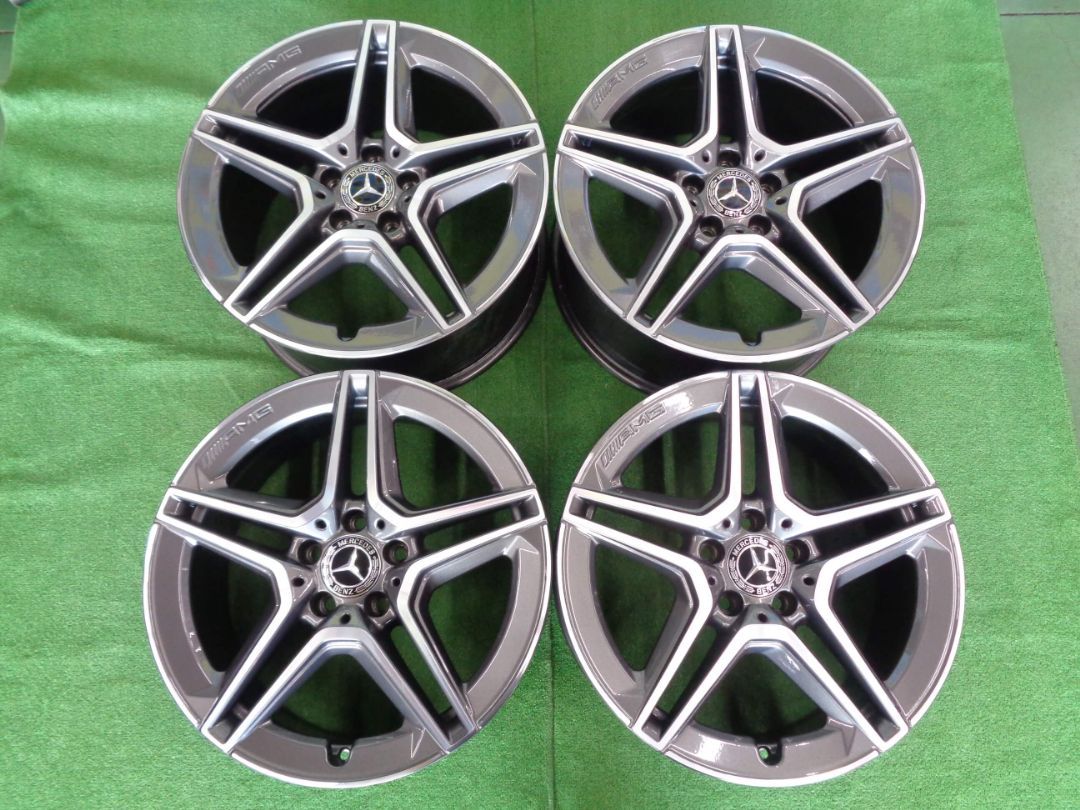 ホイール メルセデスベンツ Cクラス W205 AMGライン 純正 18インチ 7.5 8.5J-18 5H112 44 49 神奈川県
