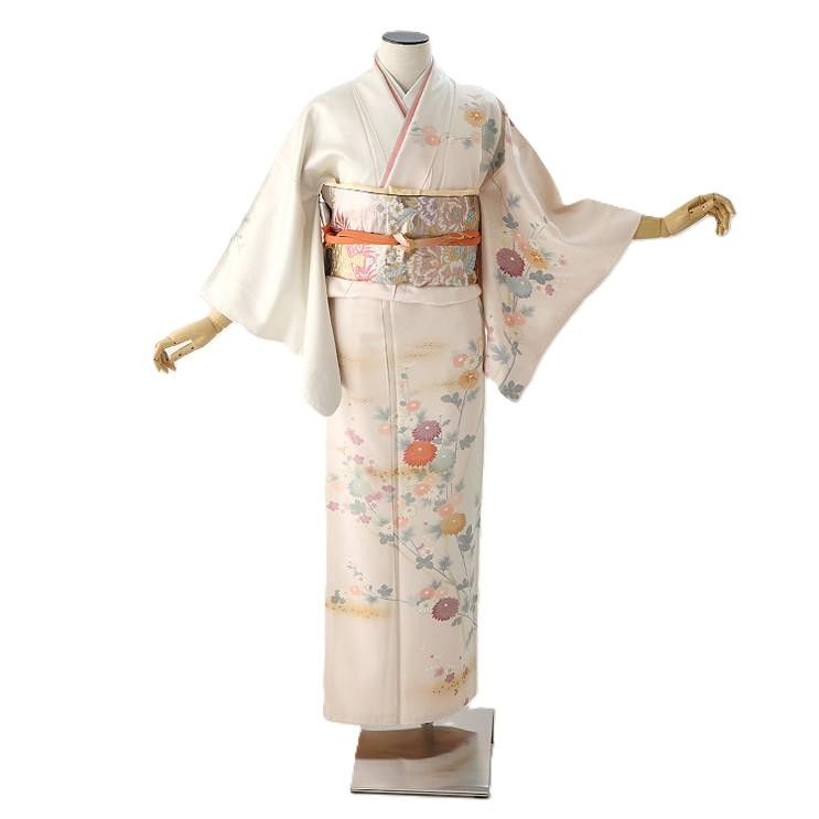 訪問着 身長145-160cm h-062 訪問着 身長145-160cm h-062（レンタル】色無地 一つ紋 適応身長
