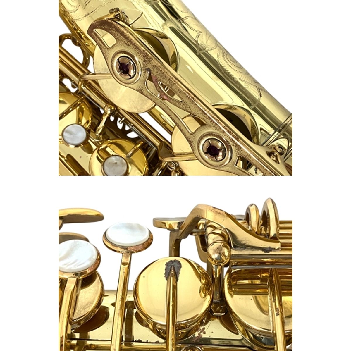 Yamaha アルトサックスYAS-62　マウスピース ケース付き 高額買取実施中!!】YAMAHA YAS-62 アルトサックス 彫刻入り