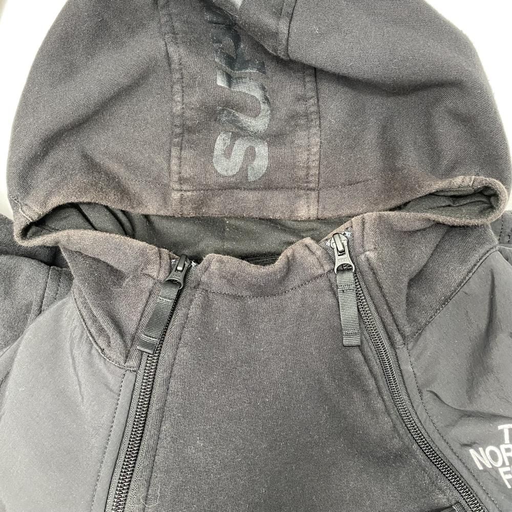 中古】Supreme×THE NORTH FACE 16SS パーカー ブラック Lサイズ  
