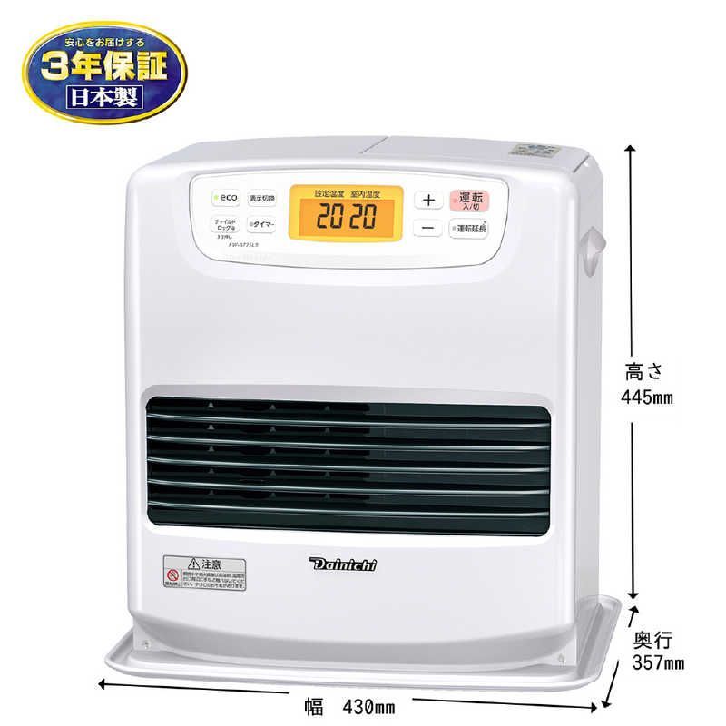 未開梱 ダイニチ工業 石油ファンヒーター LSタイプ 木造10畳まで コンクリート13畳まで タンク容量9.0L ムーンホワイト FW-3725LS-W
