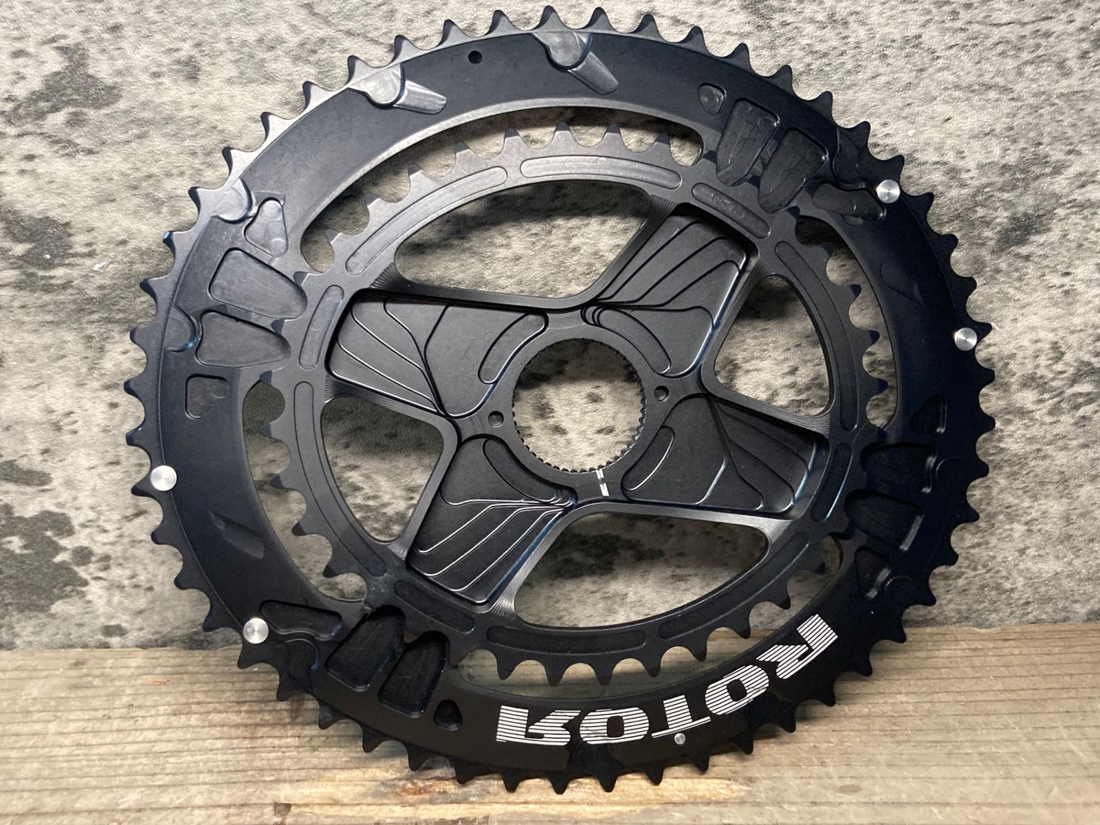 JM361 ローター ROTOR Q RINGS DM OVAL CHAINRING チェーンリング 52|36T ダイレクトマウント