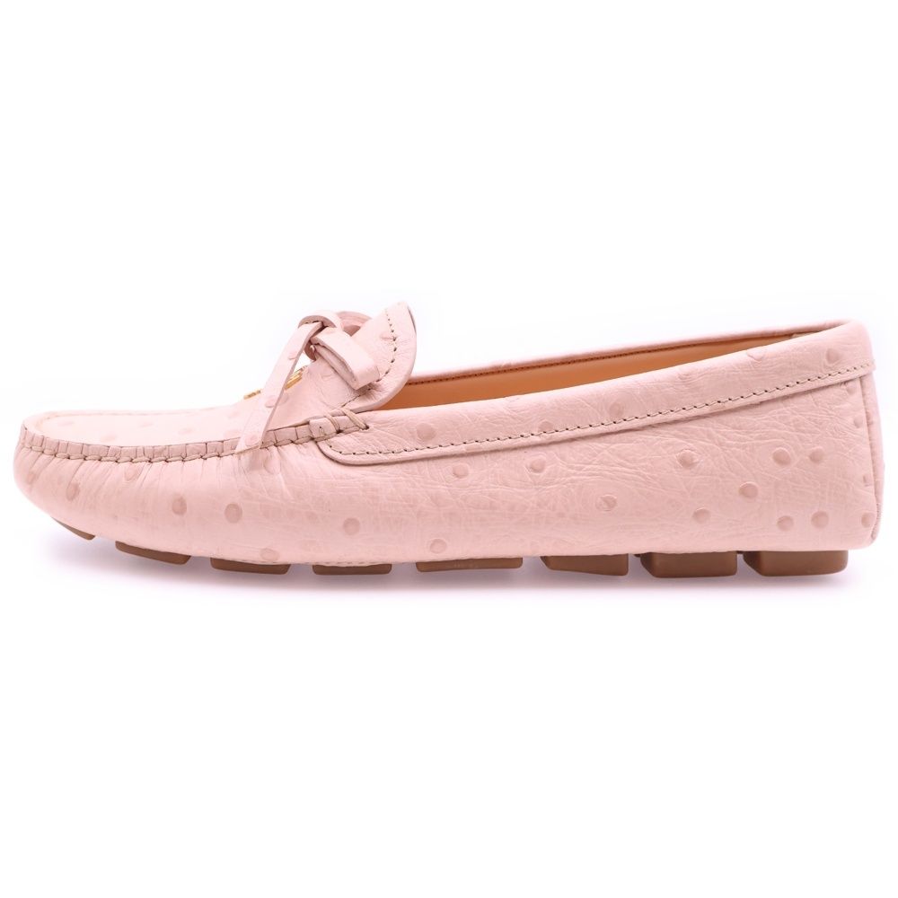 プラダ　PRADA　ドライビングシューズ　フラットシューズ PRADA - 【極美品】PRADA ドライビングシューズ ローファー 37.5