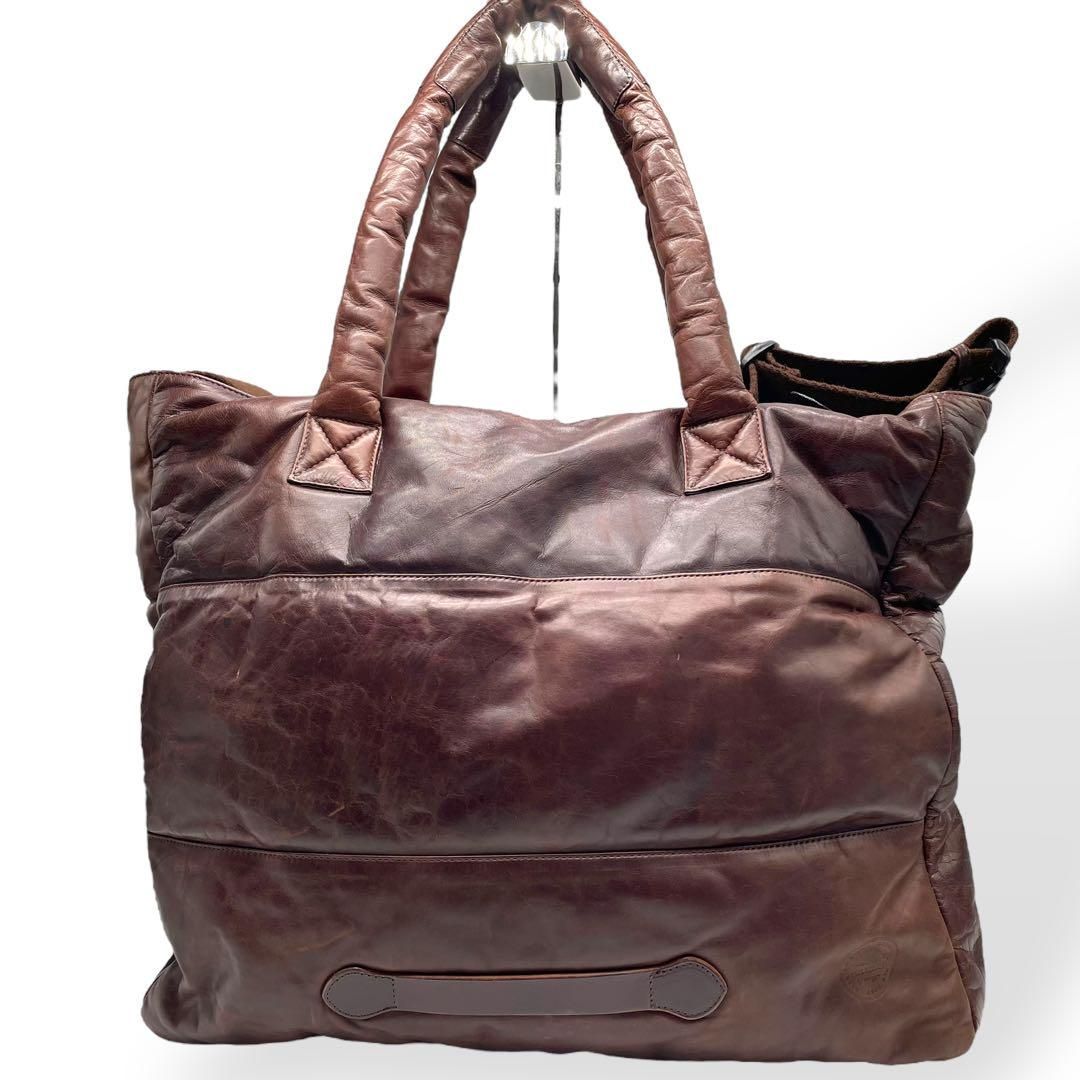 美品　超レア　Dakota BLACK LABEL ２way トートバッグ　ラム 美品 超レア Dakota BLACK LABEL 2way トートバッグ ラム