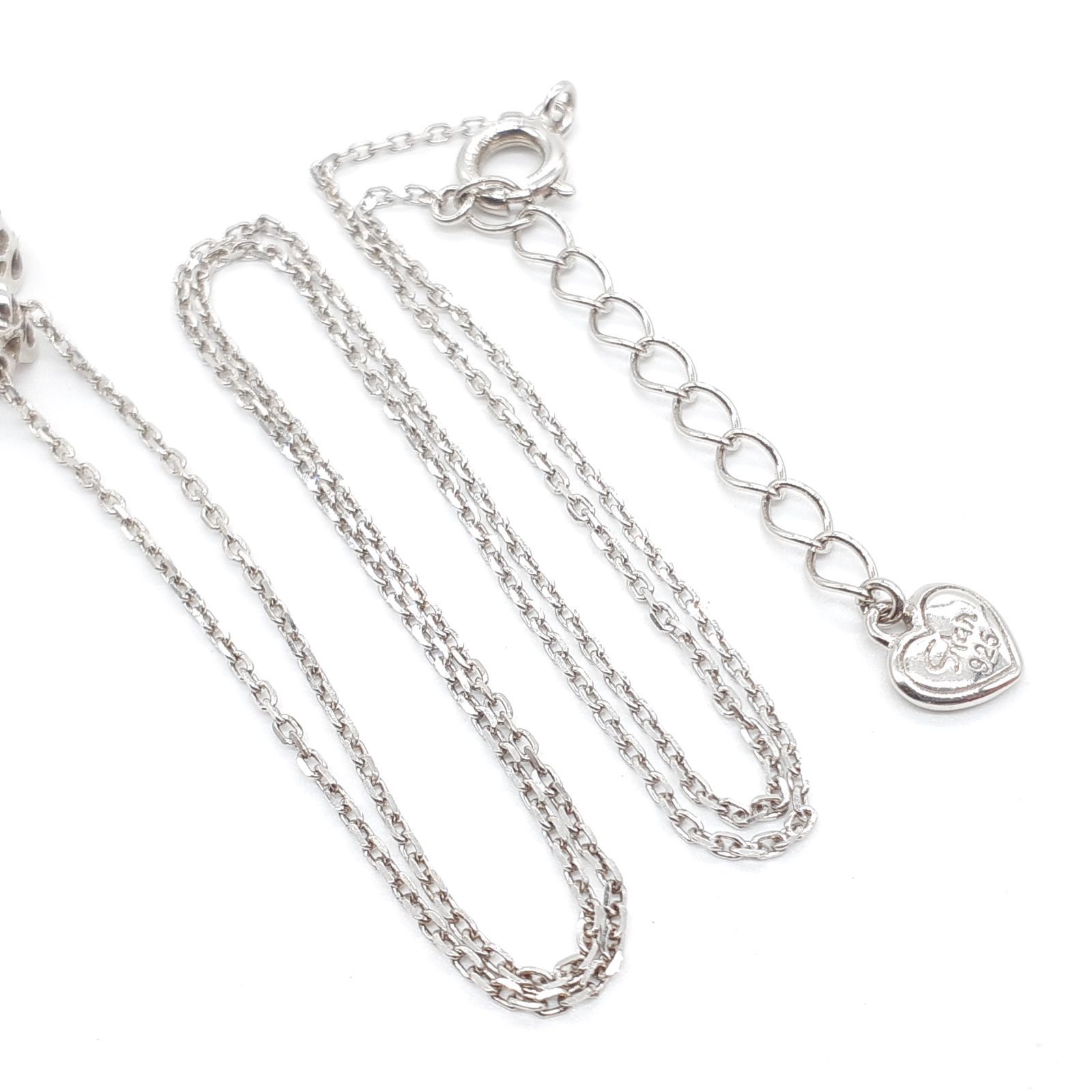 STAR JEWELRY スタージュエリー ネックレス SILVER 925 レッド