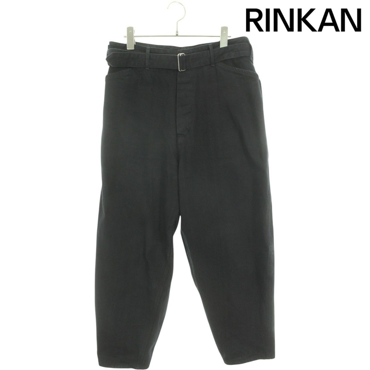 コモリ  20AW  S03-03012 ベルテッドデニムパンツ メンズ 2