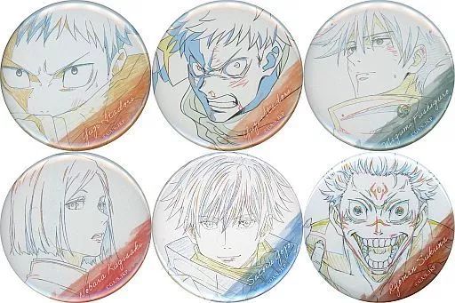 バッジ ピンズ 全6種セット 呪術廻戦 原画缶バッジコレクション MAPPA SHOW CASEグッズ