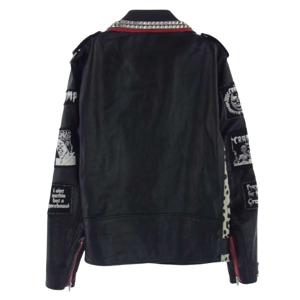 ヒステリックグラマーレザージャケット HYSTERIC GLAMOUR ヒステリックグラマー レザージャケット 17AW